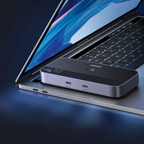 
USB-C USB-A 10Gb/ s jungiklis – pilkas
