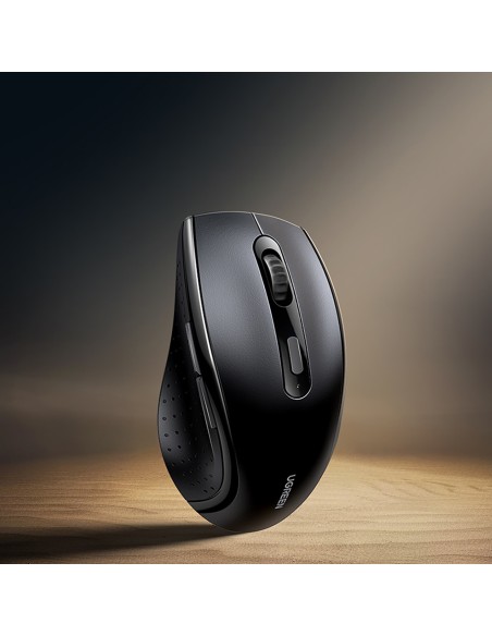 
Belaidė ergonomiška optinė pelė, 5 mygtukai, 1600 DPI - juoda
