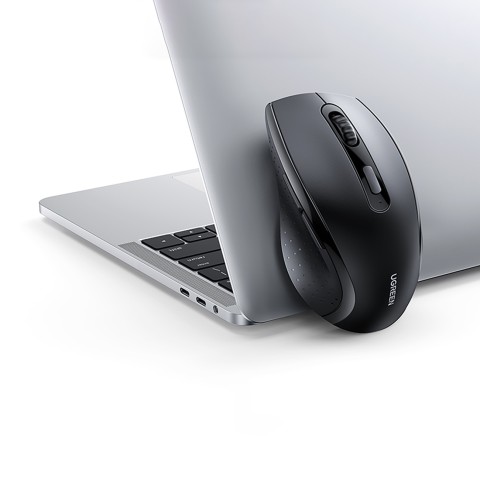 
Belaidė ergonomiška optinė pelė, 5 mygtukai, 1600 DPI - juoda
