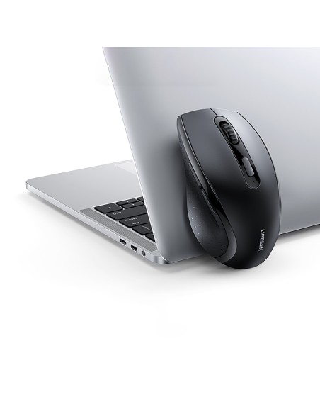 
Belaidė ergonomiška optinė pelė, 5 mygtukai, 1600 DPI - juoda

