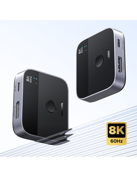 
Perjungti DisplayPort USB-C į USB-C – pilka
