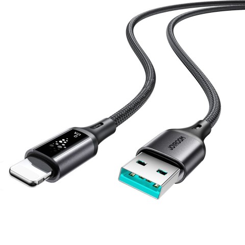 
USB-A laidas – iPhone Lightning S-A60 StarTalk 3A 1.2m – juodas
