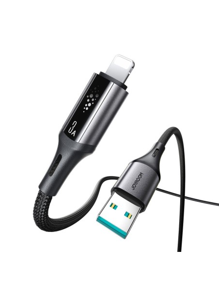 
USB-A laidas – iPhone Lightning S-A60 StarTalk 3A 1.2m – juodas
