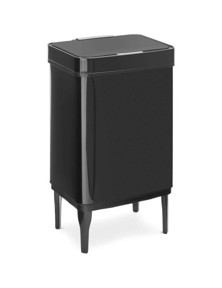 Automatinė šiukšlių dėžė ant kojų 45 l - juoda Automatinė šiukšlių dėžė ant kojų 45 l - juoda