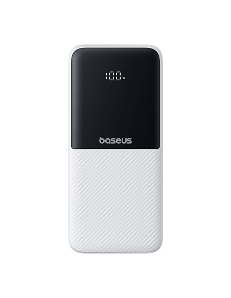 
„Lipow“ 10000mAh 22,5W išorinė baterija su integruotu USB-C „iPhone“ „Lightning“ laidu – balta
