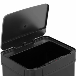 Automatinė šiukšlių dėžė ant kojų 45 l - juoda