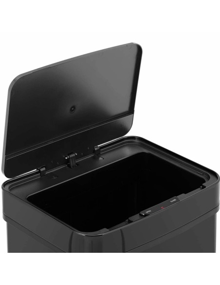 Automatinė šiukšlių dėžė ant kojų 45 l - juoda Automatinė šiukšlių dėžė ant kojų 45 l - juoda