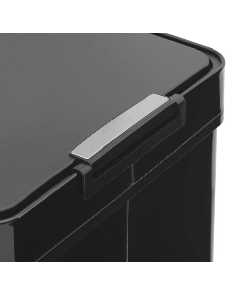 Automatinė šiukšlių dėžė ant kojų 45 l - juoda Automatinė šiukšlių dėžė ant kojų 45 l - juoda