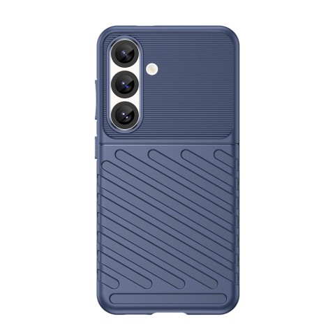 
Silikoninis šarvuotas dėklas, skirtas „Samsung Galaxy S25 Thunder“ dėklui – mėlynas
