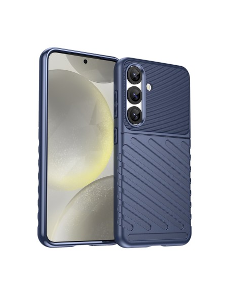 
Silikoninis šarvuotas dėklas, skirtas „Samsung Galaxy S25 Thunder“ dėklui – mėlynas
