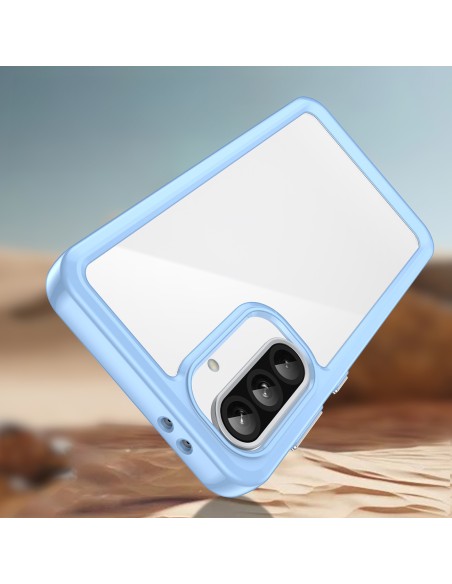 
„Samsung Galaxy A56 Outer Space“ dėklas su lanksčiu rėmeliu – mėlynas
