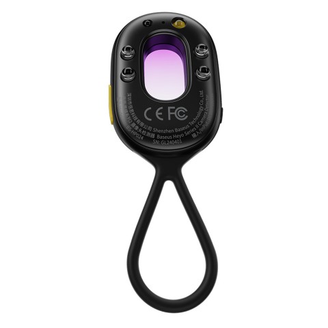 
Paslėptos kameros detektorius su mini žibintuvėliu ir signalizacija + USB-A - USB-C laidas - juodas
