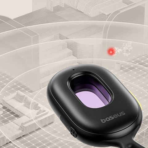 
Paslėptos kameros detektorius su mini žibintuvėliu ir signalizacija + USB-A - USB-C laidas - juodas
