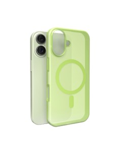 
„iPhone 17 Daylight Magsafe“ silikoninis dėklas – permatomas žalias
