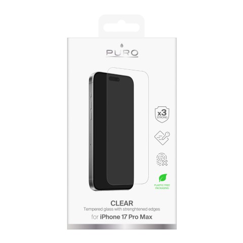 
Grūdintas stiklas, skirtas „iPhone 17 Pro Max Standard“
