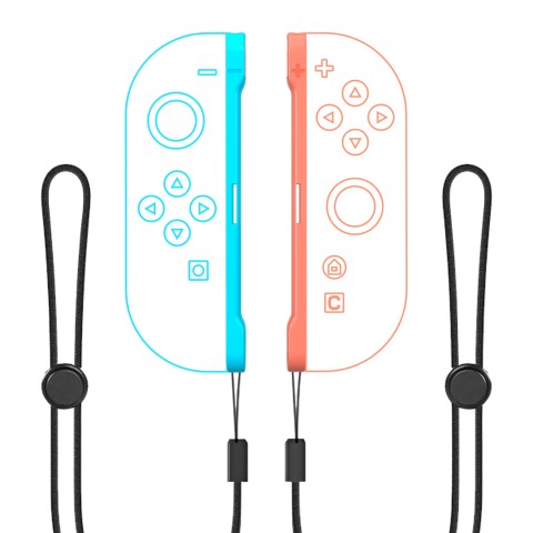 
15 viename šeimos priedų rinkinys, skirtas „Nintendo Switch 2“ – oranžinė ir mėlyna
