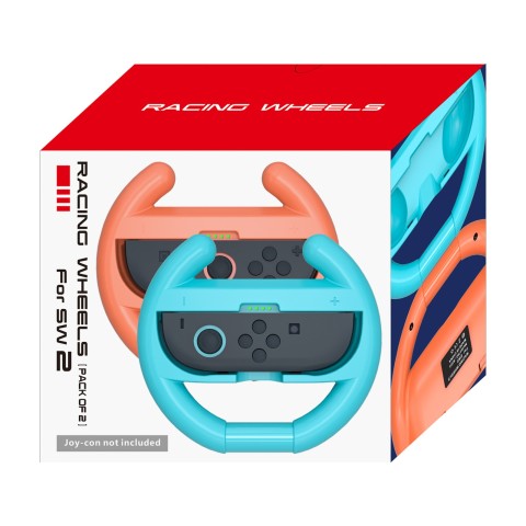 
Vairavimo simuliatoriaus vairas Joy-Con Nintendo Switch 2 valdikliui, juodas - 2 vnt.
