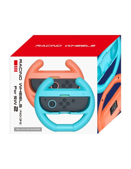 
Vairavimo simuliatoriaus vairas Joy-Con Nintendo Switch 2 valdikliui, juodas - 2 vnt.

