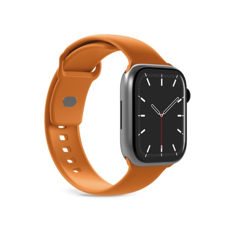 
Silikoninis dirželis, skirtas „Apple Watch 44/ 45/ 46/ 49mm Icon“ - oranžinis
