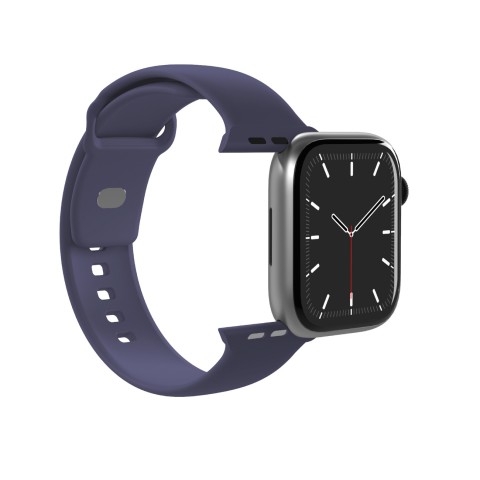 
Silikoninis dirželis, skirtas „Apple Watch 44/ 45/ 46/ 49mm Icon“ - tamsiai mėlynas
