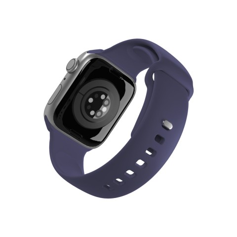 
Silikoninis dirželis, skirtas „Apple Watch 44/ 45/ 46/ 49mm Icon“ - tamsiai mėlynas
