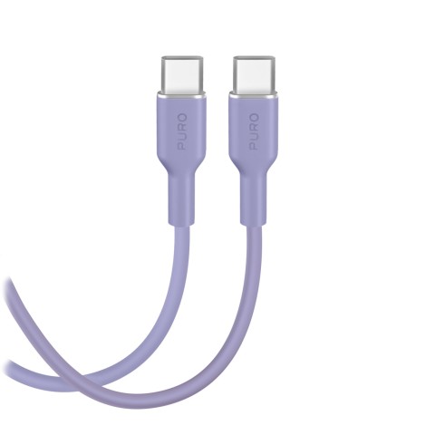 
USB-C 60W 1.5m ICON lankstus kabelis - violetinis
