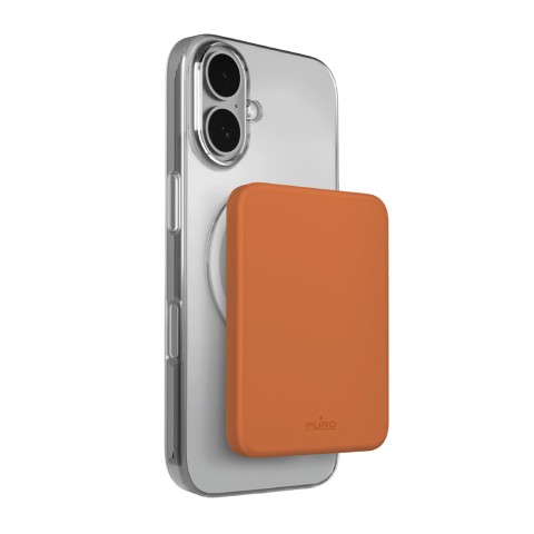 
Itin plonas 4200 mAh USB-C „MagSafe“ magnetinis išorinis akumuliatorius – oranžinis

