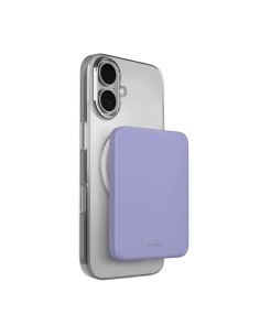 
Itin plonas 4200mAh USB-C „MagSafe“ magnetinis išorinis akumuliatorius – violetinis
