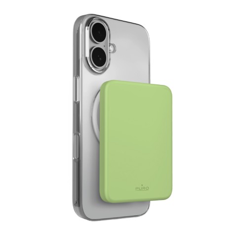 
Itin plonas 4200 mAh USB-C „MagSafe“ magnetinis išorinis akumuliatorius – žalias
