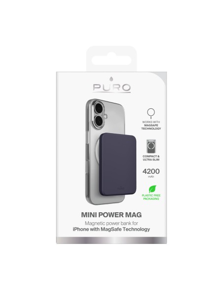 
Itin plonas 4200mAh USB-C „MagSafe“ magnetinis išorinis akumuliatorius – pilkas
