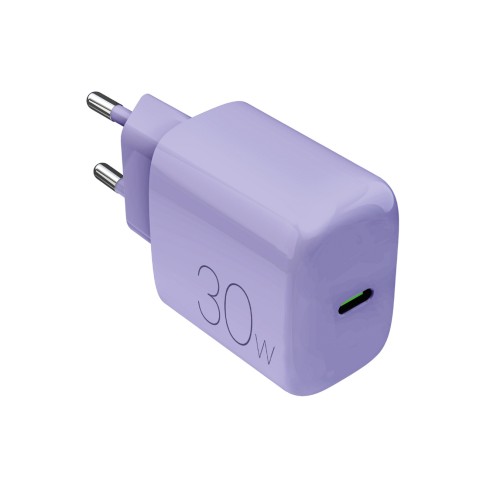 
USB-C Pro Lite 30W sieninis įkroviklis – violetinis

