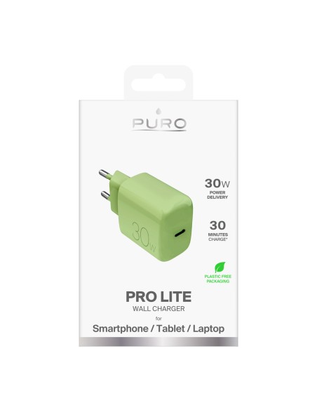 
USB-C Pro Lite 30W sieninis įkroviklis – žalias
