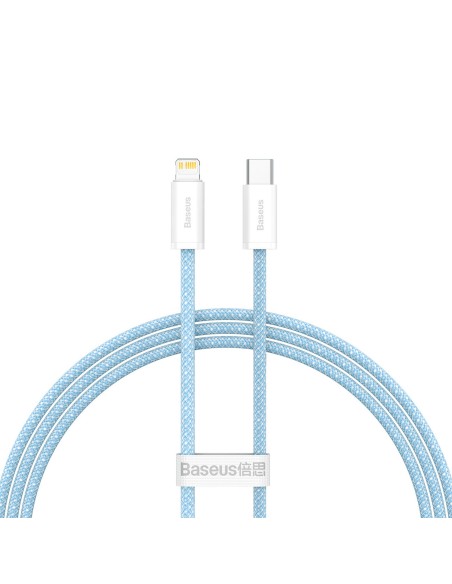
USB-C laidas – „iPhone Lightning Dynamic“ serijos 20W 1m – mėlynas
