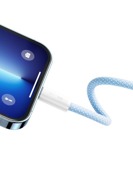 
USB-C laidas – „iPhone Lightning Dynamic“ serijos 20W 1m – mėlynas
