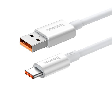 
„Superior“ serijos 100 W 2 m USB-A - USB-C laidas - baltas
