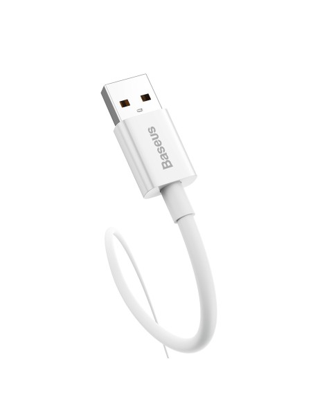 
„Superior“ serijos 100 W 2 m USB-A - USB-C laidas - baltas
