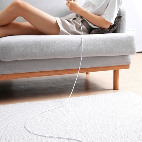 
„Superior“ serijos 100 W 2 m USB-A - USB-C laidas - baltas
