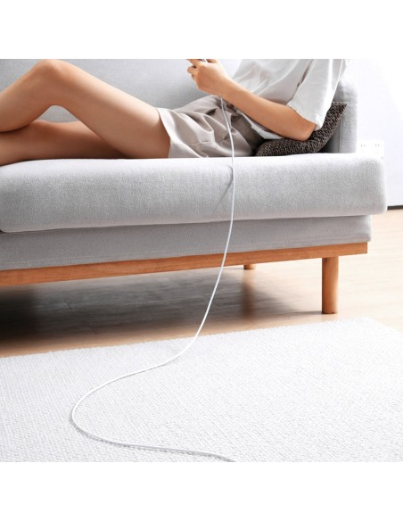 
„Superior“ serijos 100 W 2 m USB-A - USB-C laidas - baltas
