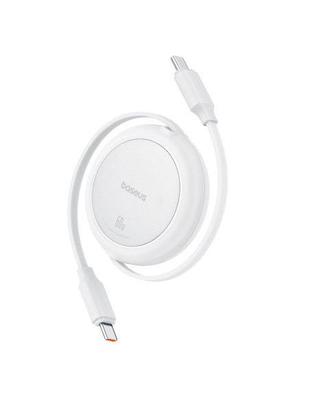
USB-C „Free2Pull“ 60 W 1 m ištraukiamas laidas – baltas
