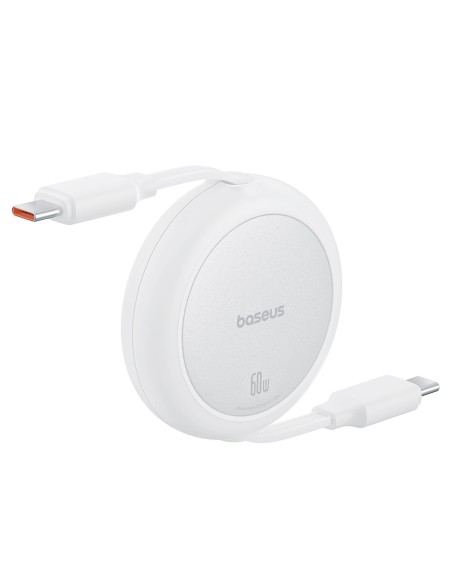 
USB-C „Free2Pull“ 60 W 1 m ištraukiamas laidas – baltas
