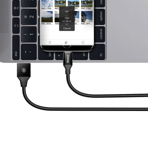 
„Yiven“ 1,5 m USB-A - MicroUSB laidas - juodas
