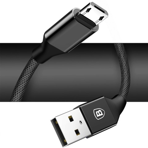 
„Yiven“ 1,5 m USB-A - MicroUSB laidas - juodas
