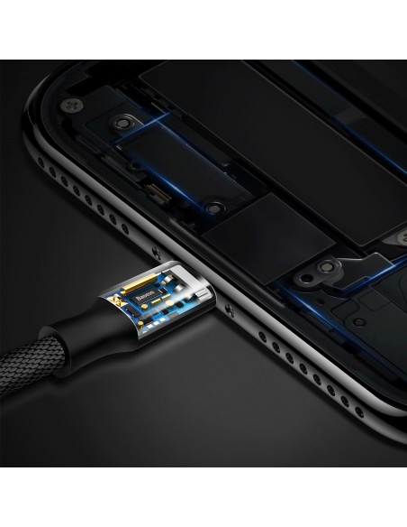 
„Yiven“ 1,5 m USB-A - MicroUSB laidas - juodas
