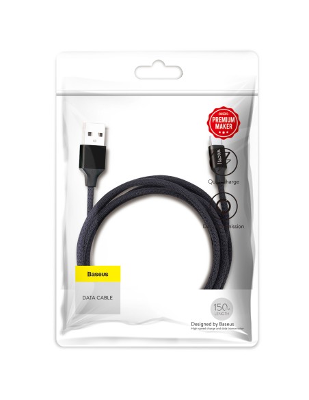 
„Yiven“ 1,5 m USB-A - MicroUSB laidas - juodas

