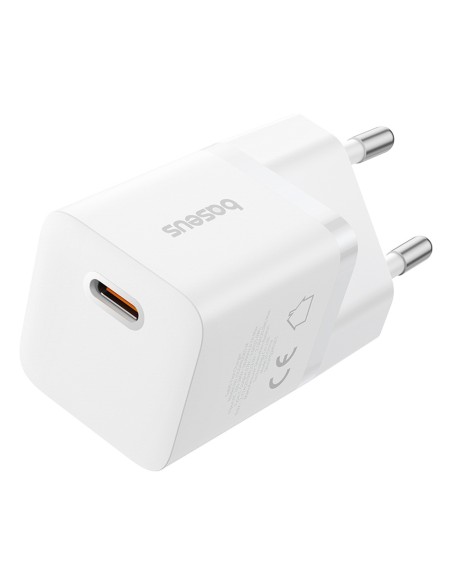 
USB-C GaN5 25W sieninis įkroviklis – baltas
