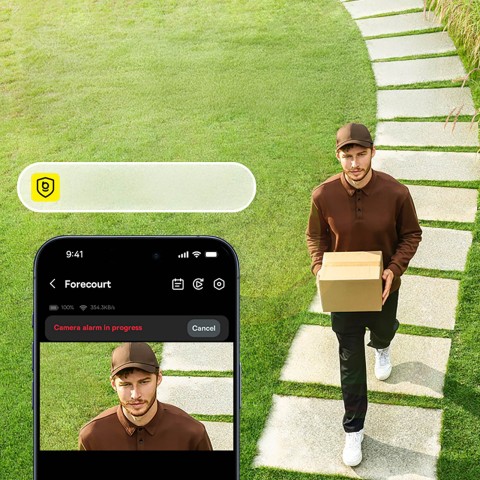 
„Security S1 Lite“ 5200mAh 2K saulės baterijų lauko kamera – balta
