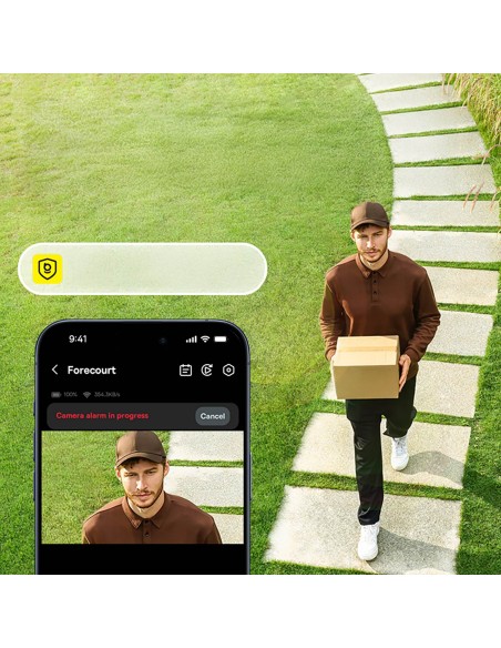 
„Security S1 Lite“ 5200mAh 2K saulės baterijų lauko kamera – balta
