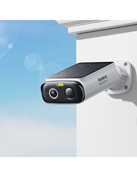 
„Security S1 Lite“ 5200mAh 2K saulės baterijų lauko kamera – balta
