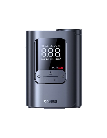 
Akumuliatorinis kompresorius su 3 antgaliais 150PSI 26 l/ min 82W - juodas
