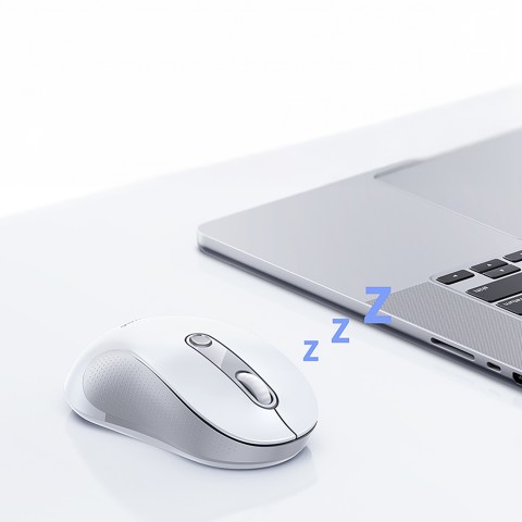 
Belaidė ergonomiška „Bluetooth“ pelė F02 – balta
